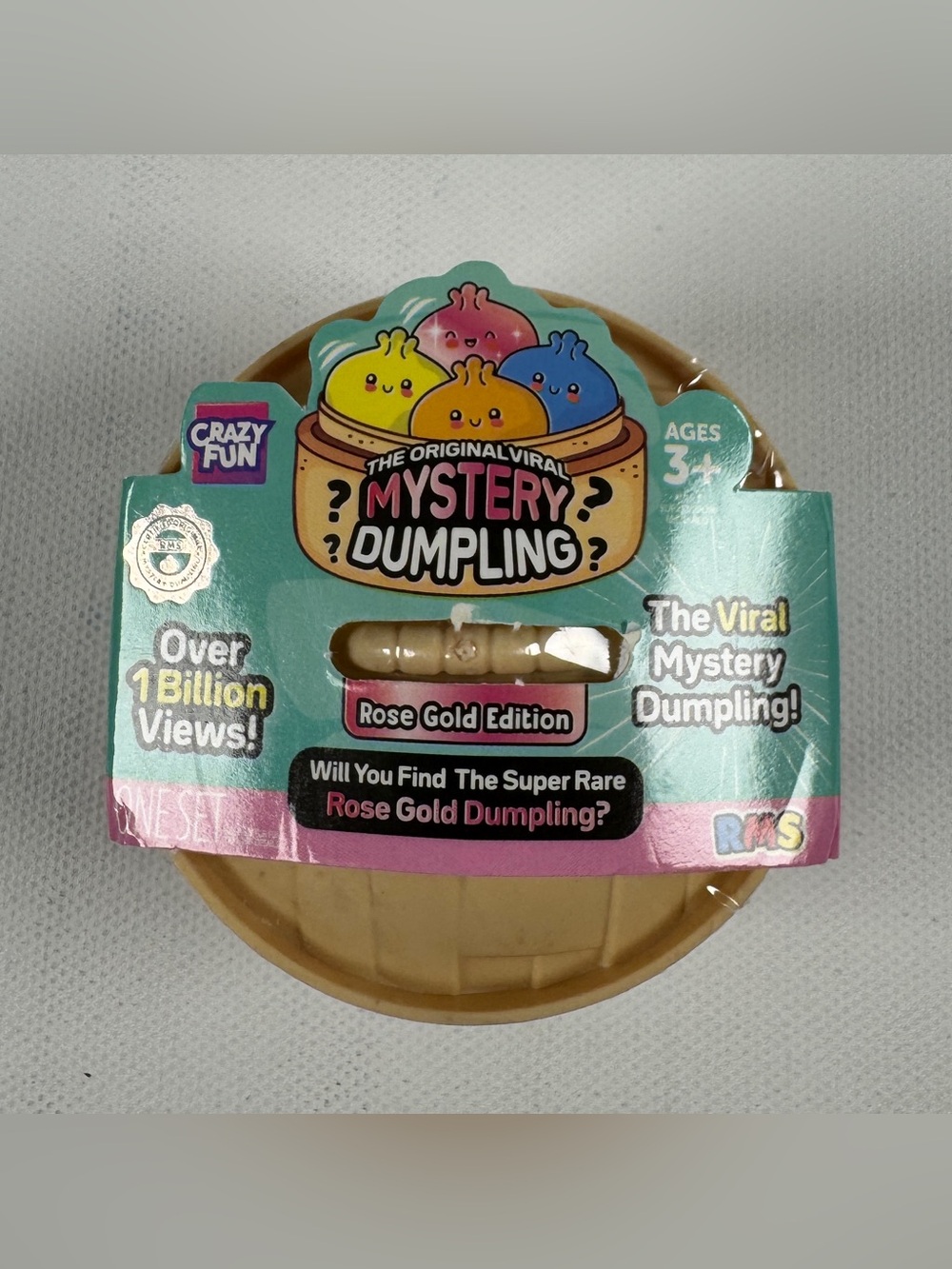 Viral RMS Mystery Squishy Dumpling Rose Gold Mini BRAND NEW